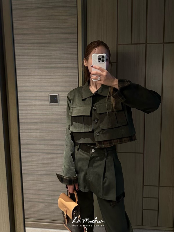 (限量商品)斜紋絨布顯瘦長褲